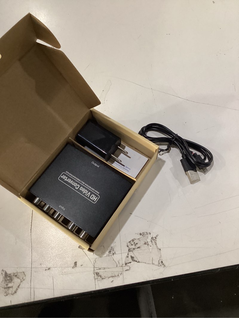 Condition photo showing Good Condition for YPbPr to HDMI Converter, Component to HDMI, RGB to HDMI Converter Supports Video Audio Converter Adapter HDMI V1.4 for DVD PSP Xbox 360 PS2 Nintendo to HDTV Monitor and Projector