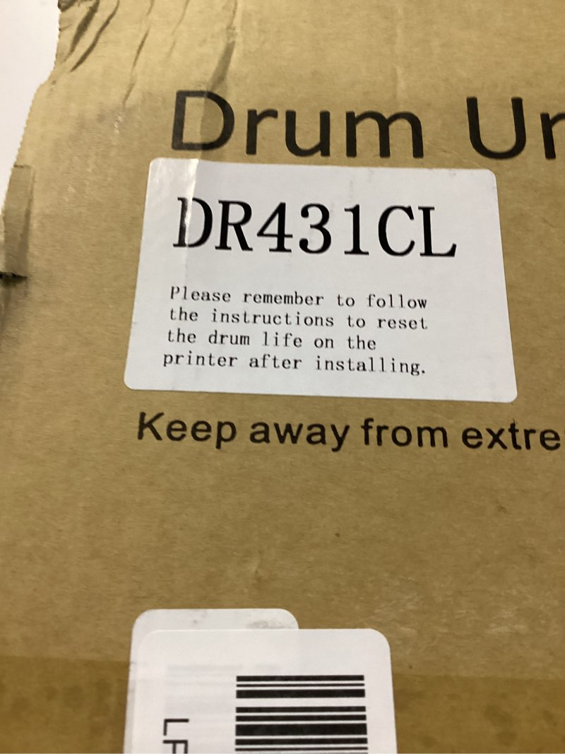 Condition photo showing Good Condition for dr-431cl drum unit replacement for brother dr431cl drum unit hl-l8260cdw hl-l8360cdw hl-l8360cdwt mfc-l8610cdw mfc-l8900cdw printer, dr 431cl drum up to 31,000 pages (only drum) dr431-1pk