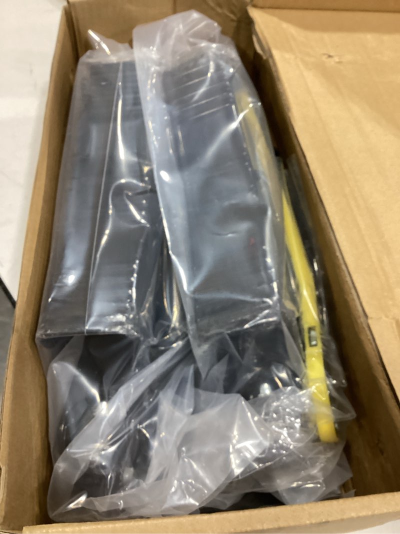 Condition photo showing Good Condition for welluck camper wheel chock stabilizer 2 sets for rv travel trailer heavy duty x-shaped rv chocks anti-move tire wheel chock, fits 3.5" to 12" wheel gaps