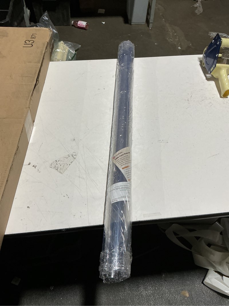 Condition photo showing Good Condition for Walrus Clear Vinyl Tablecloth Protector Waterproof/Oil-Proof Plastic Rectangle Transparent Sheet Table Cover 54X84 Inch 54" x 84" (Rectangular)