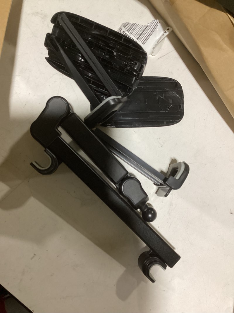 Condition photo showing As Is for Lamicall Car Headrest Tablet Holder - [3 in 1 Extension Arm] Adjustable Tablet Car Mount for Back Seat, Gifts Road Trip Essentials for Kids, for 4.7-11" Device Like iPad Pro, Air, Mini, Galaxy, Fire Black