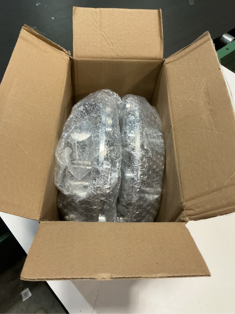 Condition photo showing Good Condition for 2pcs wheel center caps for 2015-2019 sierra 2500 denali 20" 10 slot wheel rim 235mm(9.25in) chrome hub cap, replacement 22909152 22910733 wheel cover