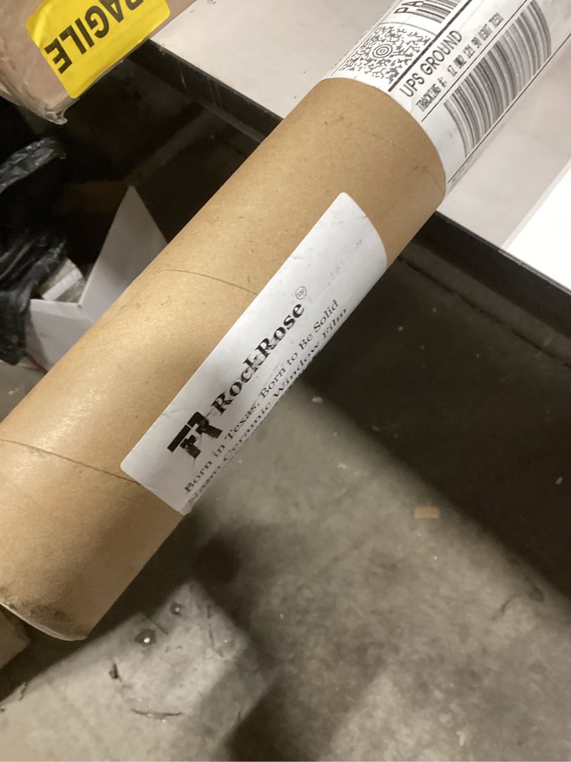 RockRose 5% Nano Ceramic Car Window Tint 40 in x 5FT 2PLY Privacy Film Heat Block, 99% UVR, and 85% 