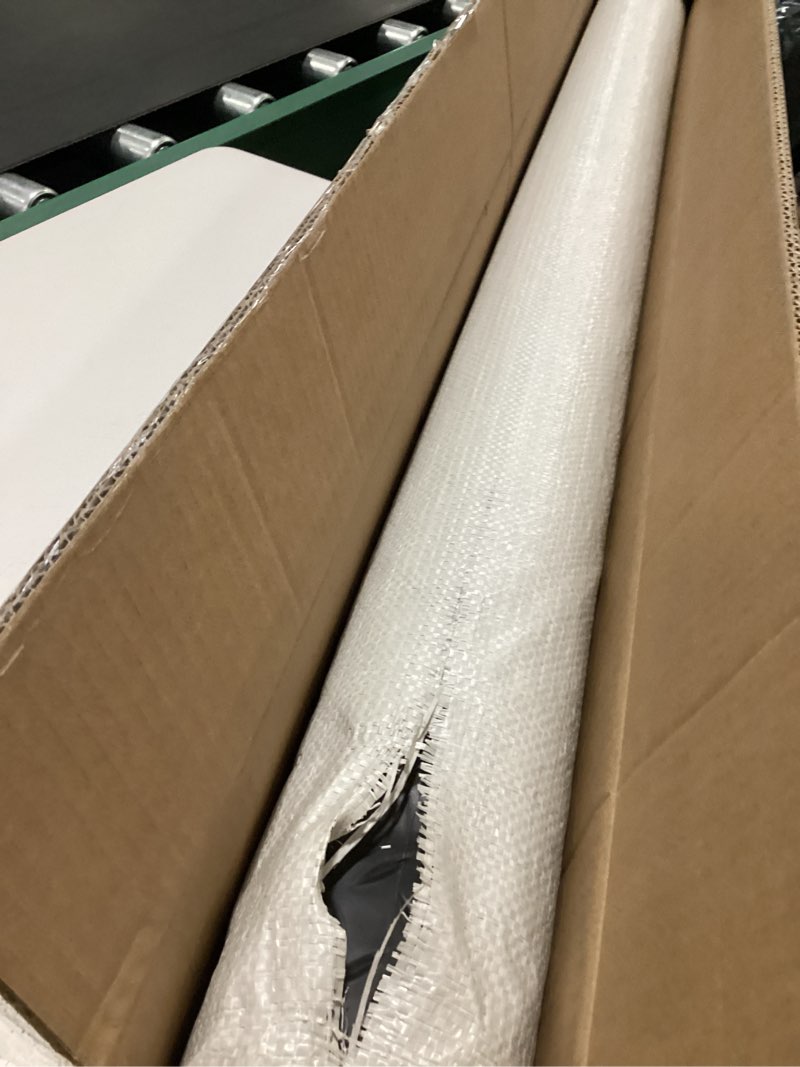 Condition photo showing Good Condition for 4x8FT Garage Floor Mat, 2.8mm Thickened Flooring Roll for Under Car, Golf Cart Parking Mat, Diamond Plate PVC Rubber Motorcycle Mat, Non-Slip Floor Protector for Garage Warehouse Trailer, Black 4*8FT Black