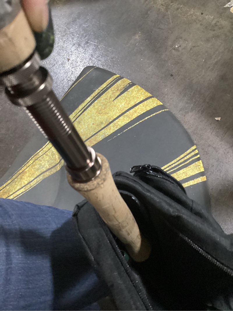 Condition photo showing Good Condition for (similar) aventik fly fishing rod with tube,4 pieces,9ft 5wt,9ft 8wt, carbon fiber fast action ultra-portable fly rod for traveling(troutflow series) 9'0'' lw8 only rod