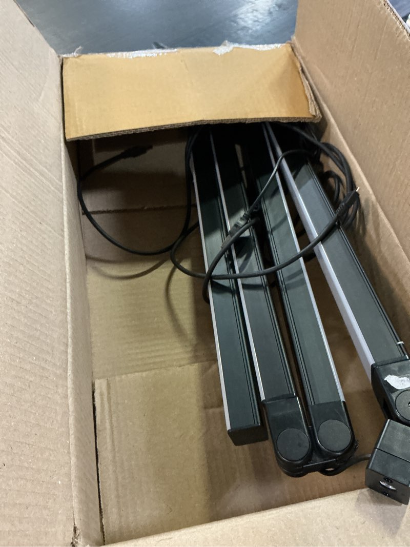 Condition photo showing As Is for vivitar bendable rgb corner light – 56" led floor lamp, music reactive, remote control, for gaming & room ambience