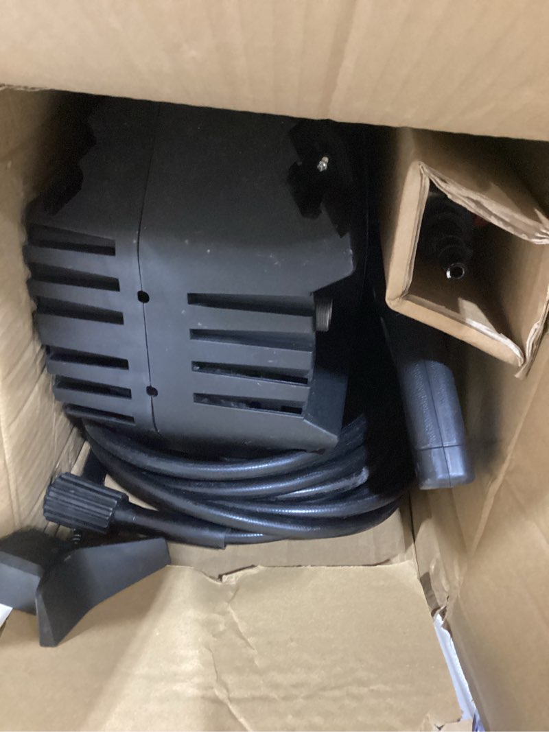 Condition photo showing Good Condition for 5000psi powerwasher with 4 quick connect nozzles, foam cannon for car, lane, patio cleaning blue