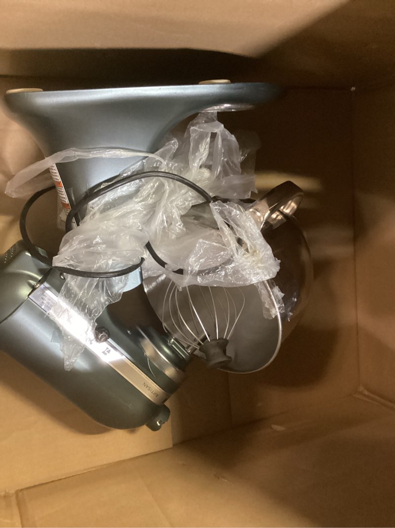 Condition photo showing Good Condition for kitchenaid artisan series 5 quart tilt head stand mixer ksm150ps, juniper