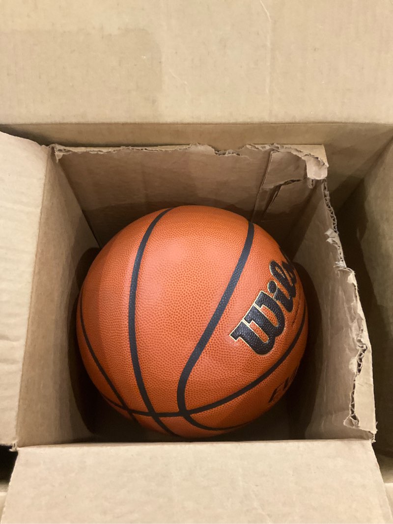 Condition photo showing Good Condition for WILSON Evolution Indoor Game Basketballs - Size 5, Size 6 and Size 7 Brown - Game Ball Size 7 - 29.5"