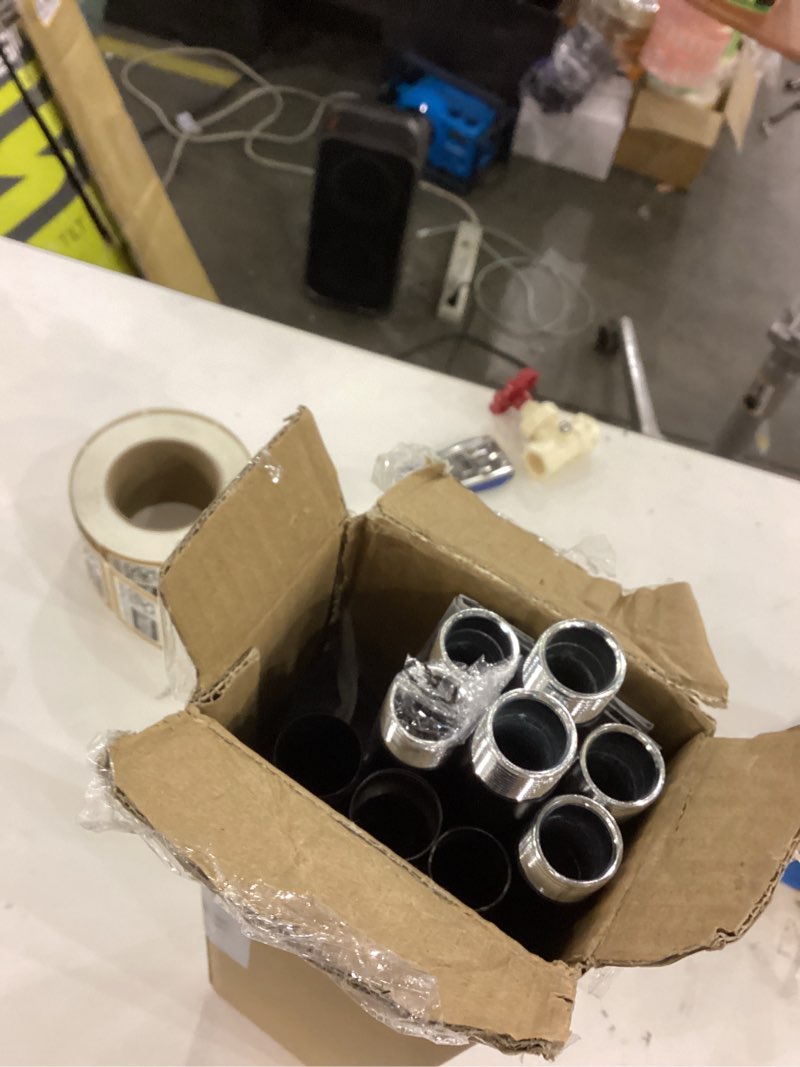 Curtain Rods for Windows 30 to 120 Inches - Heavy Duty 1 Inch Adjustable Metal Poles, Black Drapery 