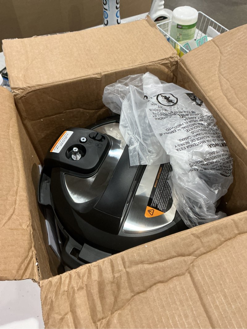 Condition photo showing Good Condition for instant pot duo 7-in-1 electric pressure cooker, slow cooker, rice, steamer, sauté, yogurt maker, warmer & sterilizer, includes app with over 800 recipes, stainless steel, 6 quart 6 quarts