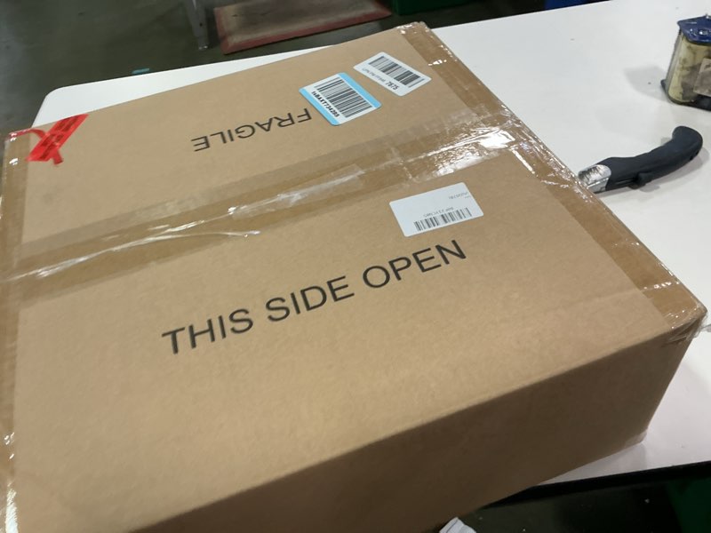 Condition photo showing New/Like New for LALUZ Modern Gold Chandeliers for Dining Room 3 Light Orb Chandelier Adjustable Pendant Light Fixture Globe Foyer Chandeliers for Kitchen Dining Room Bedroom