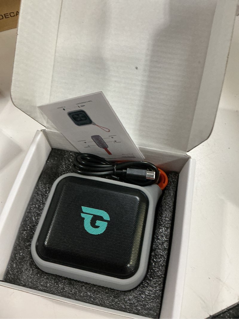 Condition photo showing New/Like New for ip67 waterproof bluetooth speaker with 100db loud deep bass - 20h playtime floating shower speaker, integrated clip-on strap, portable mini wireless speaker for hiking, beach, kayak, golf