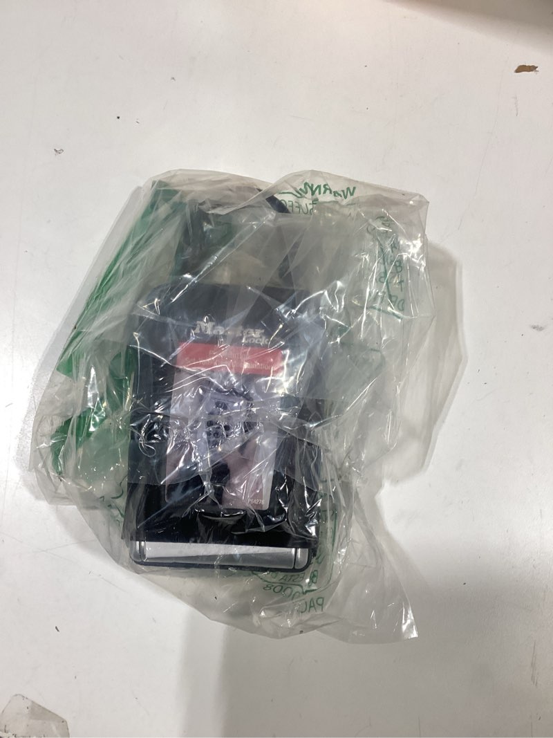 Condition photo showing New/Like New for master lock high capacity key lockbox, combination dial, removable shackle removable shackle 1 pack black