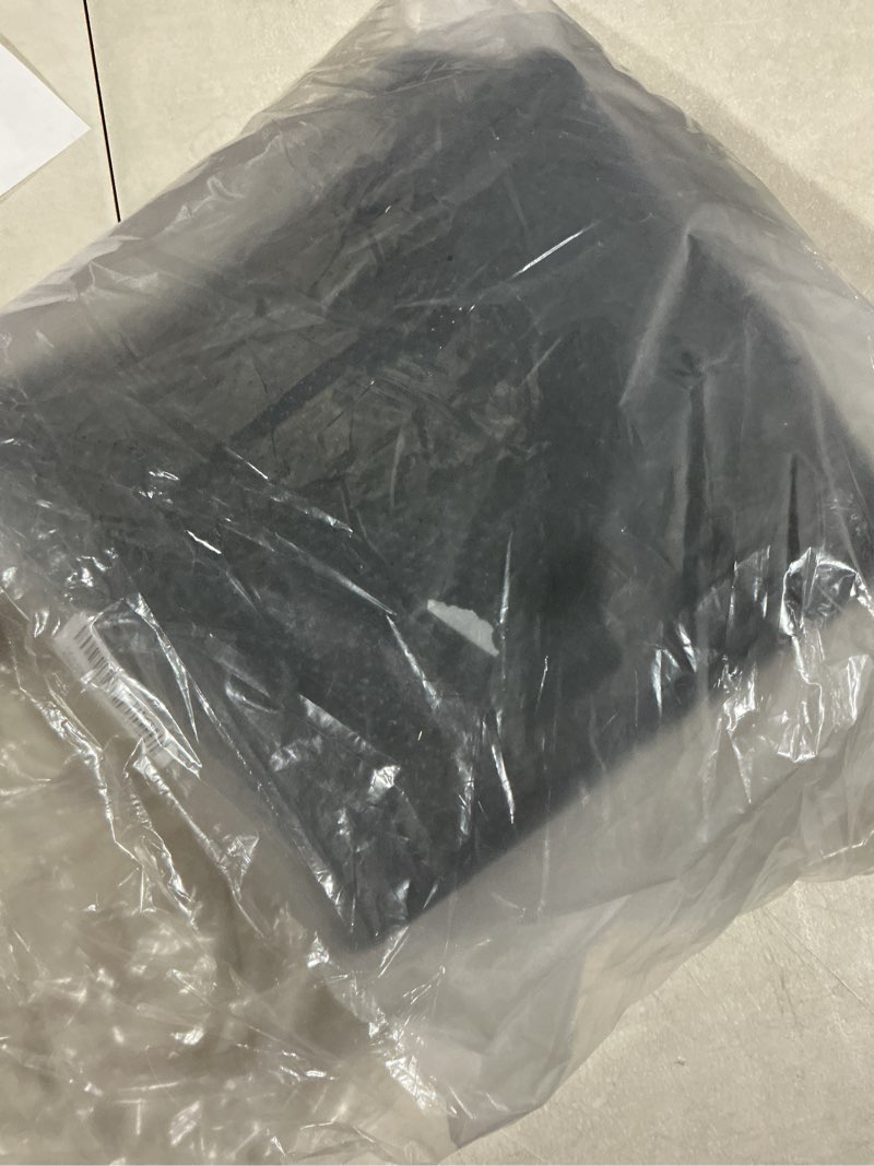 Condition photo showing As Is for Upgrade Airplane Seat Cushion with No External Air Pump, Inflatable Seat Cushion for Long Flights, Portable Wheelchair Cushions, Adjustable Air Cushion with Non-Skid Bottom Relief Discomfort in Coccyx Black square