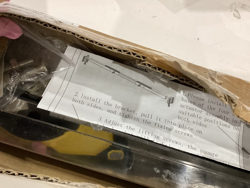 Condition photo showing Good Condition for qualward undermount sink brackets,adjustable undermount sink support, stainless steel installation kit for undermount kitchen sink adjustable support pole (29-40 inches) 29-40 inches?74-102cm?