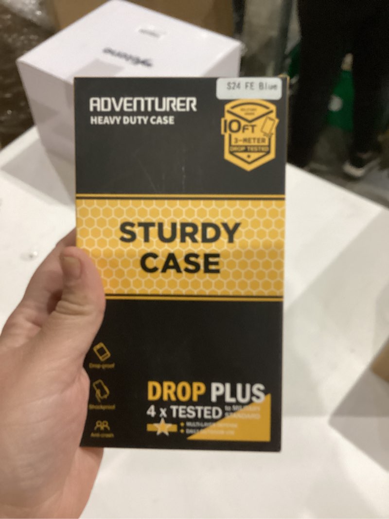 Condition photo showing New/Like New for for Samsung Galaxy S24 FE Case [Compatible with Magsafe] [9H Glass Screen Protector] [Metal Camera Lens Stand] Translucent Matte Back Skin-Touch Phone Cover Case for Galaxy S24 FE Samsung Glaxy S24 FE Samsung Glaxy S24 FE-Light Purple