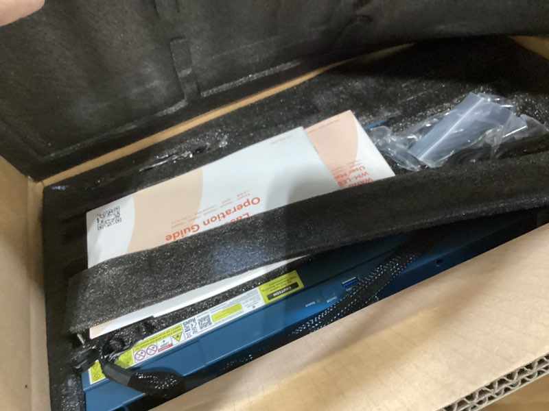 Condition photo showing Good Condition for wizmaker wand laser engraver, 7w output power engraver, 300x300mm processing area, 10000 mm/min processing speed, suitable for processing wood, leather, coated metal, acrylic wand 7w
