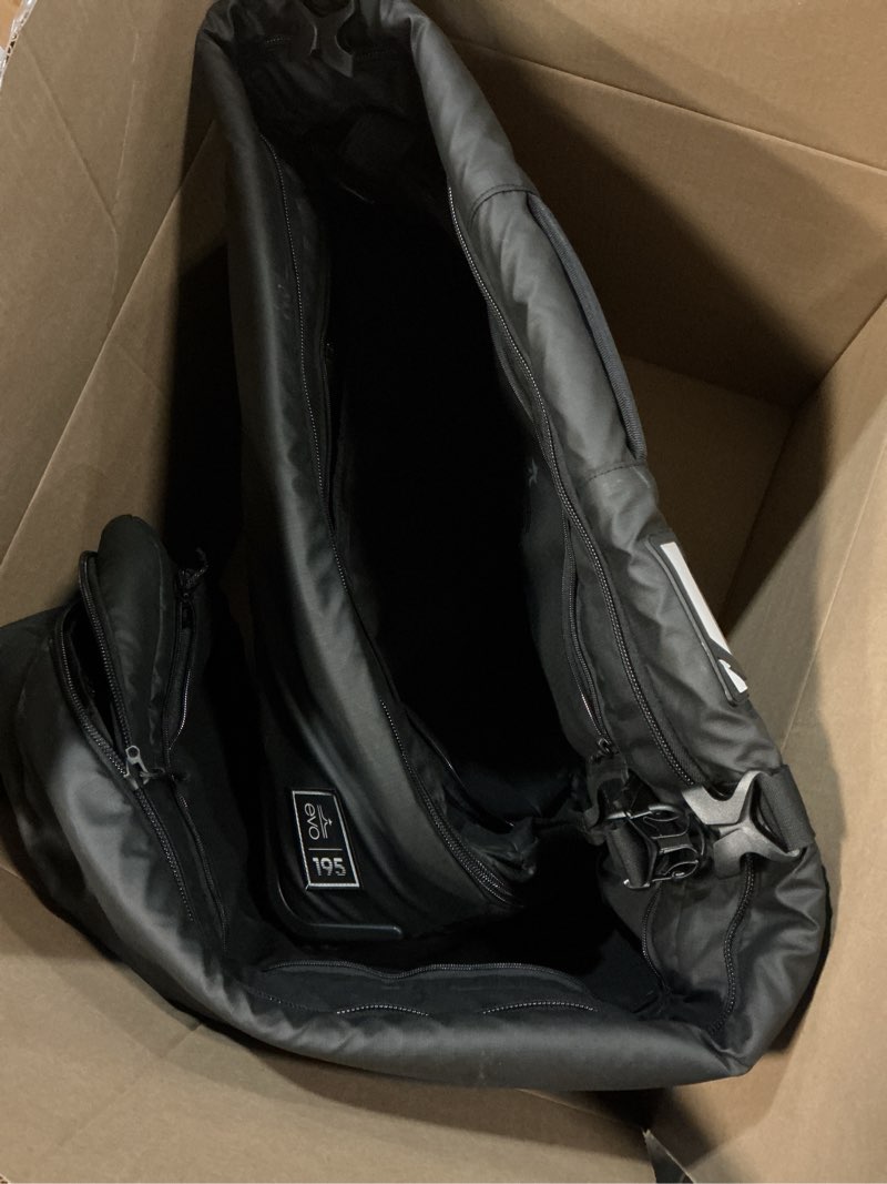 Condition photo showing As Is for evo Roller Ski Bag - Padded Protection (75”x12”x8”) | 600D Recycled PET Ripstop | 4 Heavy-Duty Handles | Durable & Eco-Friendly Black 175