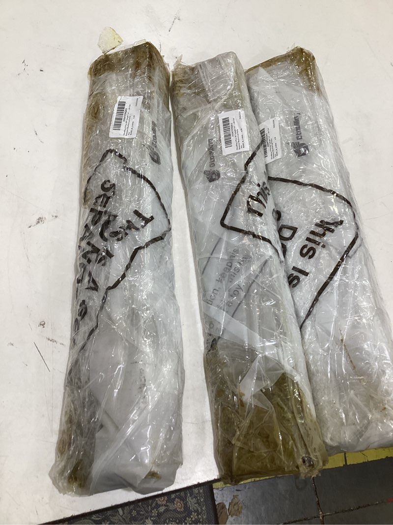 Condition photo showing As Is for 2 pcs 18" length 1/4" x 2" x 3" a36 steel angle iron hot rolled smooth cut for metal craft handle material working diy smooth cut bolsters mechanical parts