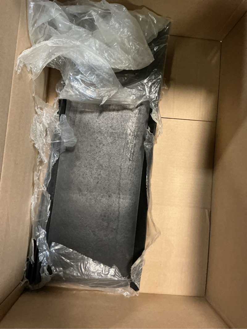 Condition photo showing Good Condition for rubber-cal diamond-plate non-slip rubber tread stair mats (6 pack), black, 9.75" x 29.75" industrial
