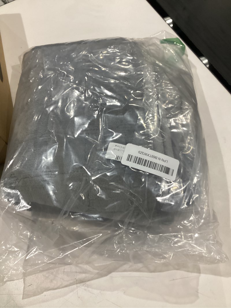 Condition photo showing Good Condition for Velvet Couch Cover, Washable Sectional Sofa Cover, Anti Slip Sofa Slipcover for 3 Cushion Couch Sofa L Shaped Armrest Backrest, Furniture Protector Covers for Pets Kids(Dark Grey, Only 1 PCS) Dark Grey 1pc/36"x 36"/Armrest or Backrest Cover