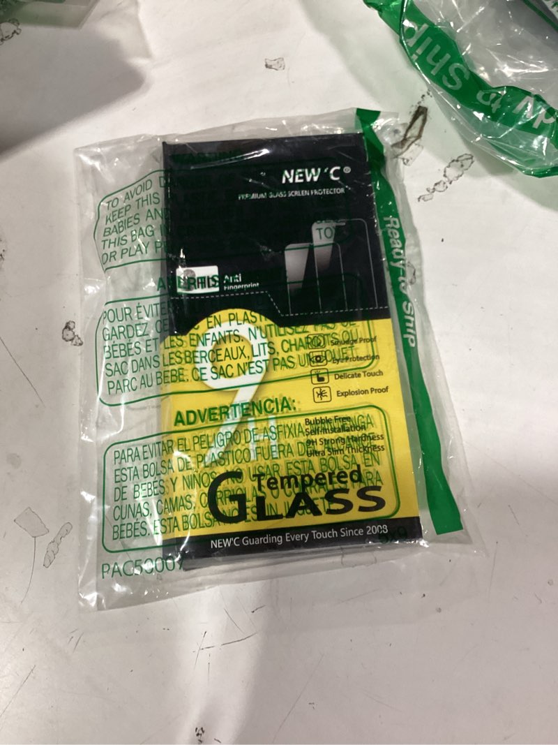 Condition photo showing New/Like New for new'c 3 pack designed for iphone 17/17 pro, iphone 16 pro screen protector (6.3 inches), enhanced tempered glass protection with easy installation tool included, case friendly 17/17 pro/16 pro 6.3 inches transparent