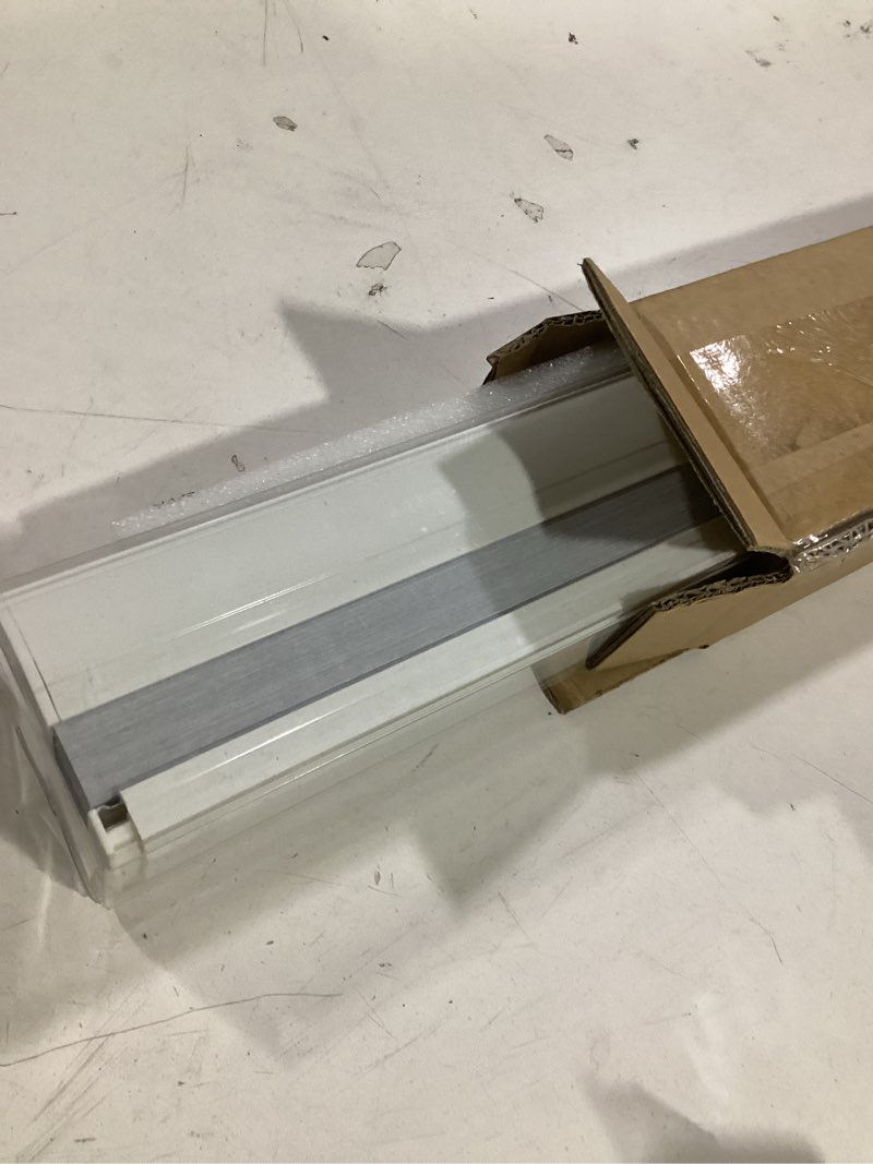 Condition photo showing Good Condition for changshade cordless cellular shades, blackout honeycomb shades for windows, pull down pleated blinds, easy to install for indoor windows and french doors,24" w x 48" h, white blackout white 24"w x 48"h