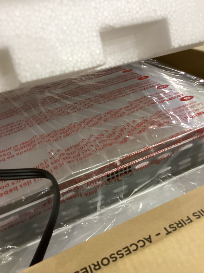 Condition photo showing Good Condition for Ninja Prestige Smart XL with Pro Cook System 10-in-1 Air Fry Digital Countertop Convection Toaster Oven with Air Fry, Air Roast, Broil & Bake, Pro Cook Thermometer, 1800 Watts, Stainless Steel, DT551