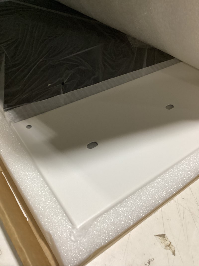 Condition photo showing Good Condition for 23" x 18" Vanity Mirror with Lights, Led Makeup Mirror, Lighted Makeup Mirror with 3 Color Dimmable Lights, Smart Touch Screen Control, Aluminum Metal Frame,USB Charging Port White 23"L x 18"W