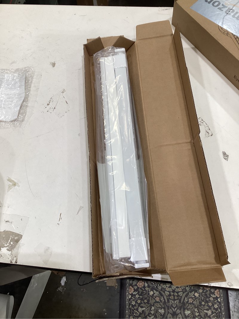 Condition photo showing Good Condition for LazBlinds Cordless Cellular Shades, No Tools No Drill Light Filtering Honeycomb Shades Pleated Blinds for Windows, 20'' W x 36'' H, White Light Filtering-white 20'' W x 36'' H