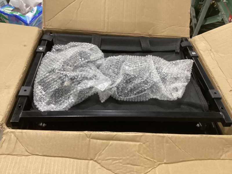 Condition photo showing Good Condition for Collapsible Wagon Cart Foldable - Portable Heavy Duty Folding Beach Wagons with Wheels - Outdoor Utility Carts for Groceries, Shopping, Camping, Sports, Garden with Large Capacity - Black