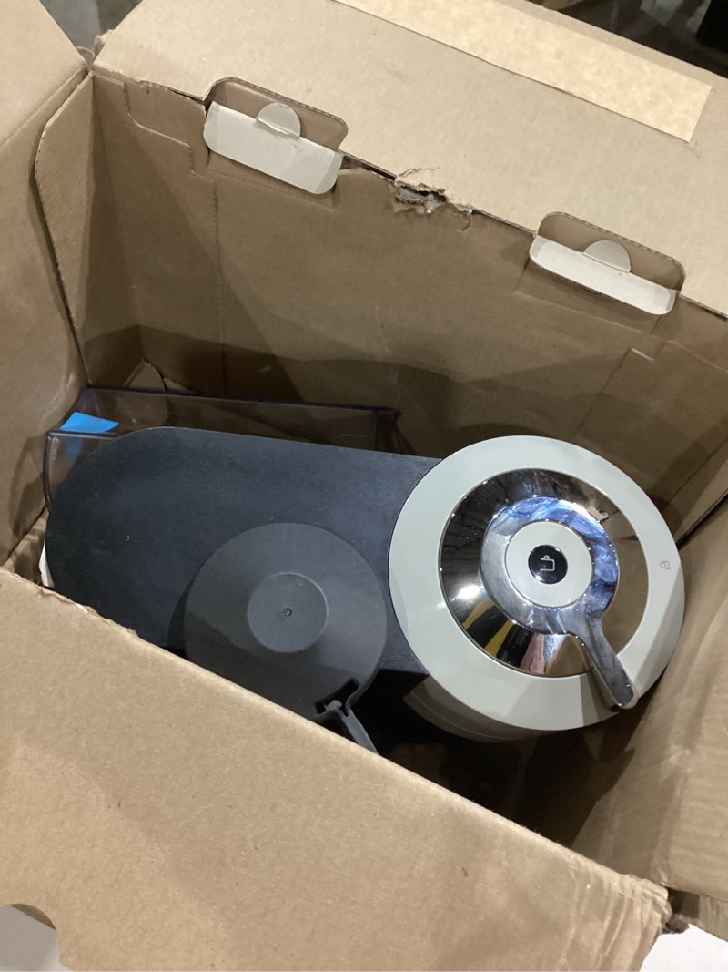 Condition photo showing As Is for nespresso vertuo next coffee and espresso maker by breville, light grey machine only gray