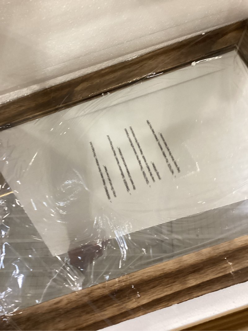 Condition photo showing Good Condition for cogood bathroom mirrors for over sink - 22 x 30 farmhouse barn door wall mirror for bathroom, living room, entryway wall decor brown brown 30"l x 21"w