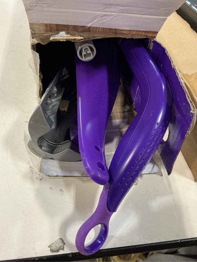 Condition photo showing As Is for Swiffer Power Mop Wood, Hardwood Floor Cleaner for Mopping Home, Bathroom, Kitchen, All Purpose Multi-Surface Cleaning Set includes PowerMop Wood, 2 Pads, 1 QuickDry Lemon Solution, & 2 Batteries