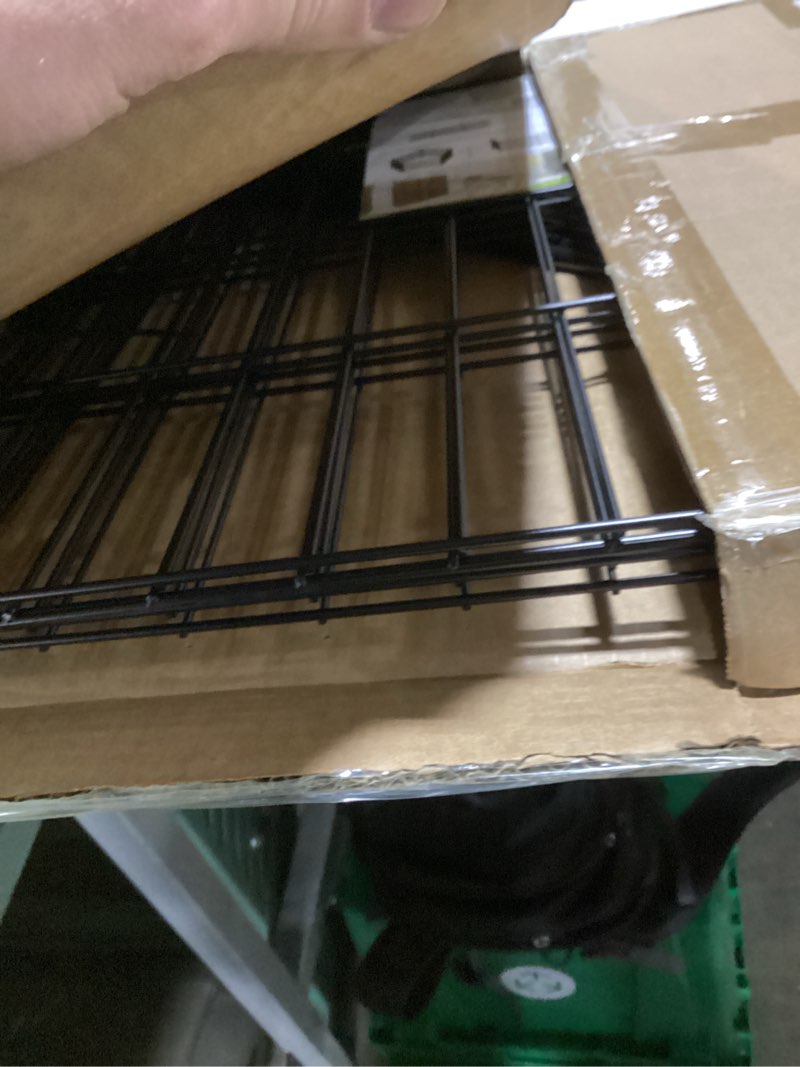 Condition photo showing New/Like New for 5 panels no dig decorative outdoor garden fence for yard, 24 in(h) x 10 ft(l) animal barrier fencing rustproof metal wire panel border for dog, rabbits, and patio temporary ground stakes