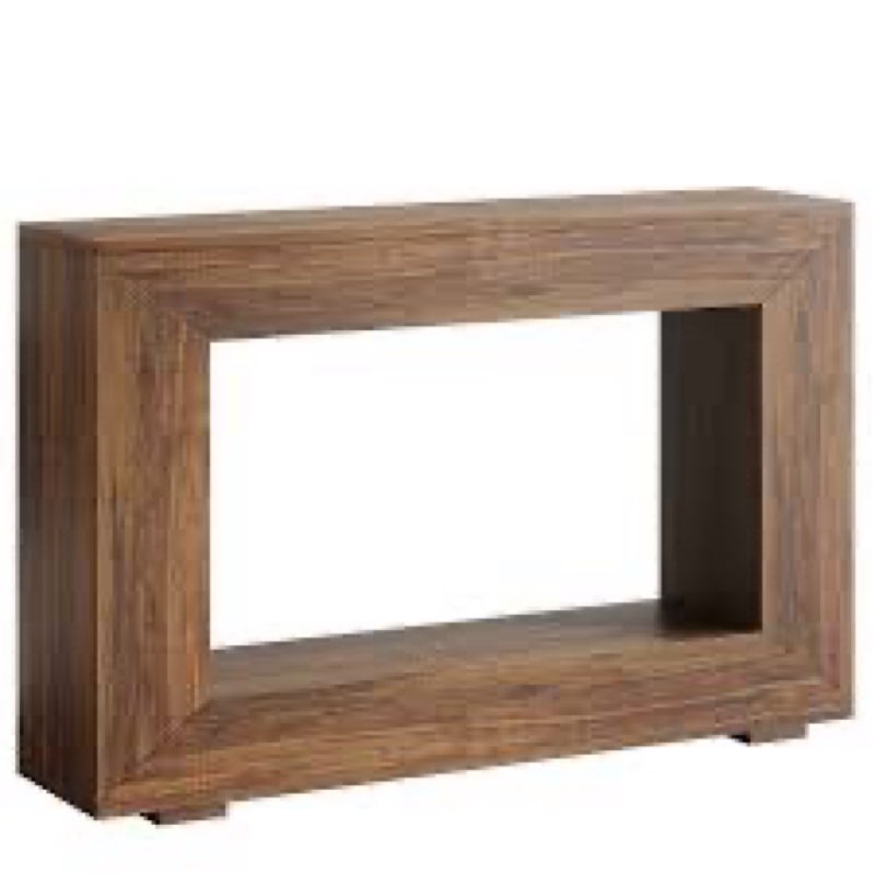 farmhouse console table, 47" rustic wood hoga-jw0885x
