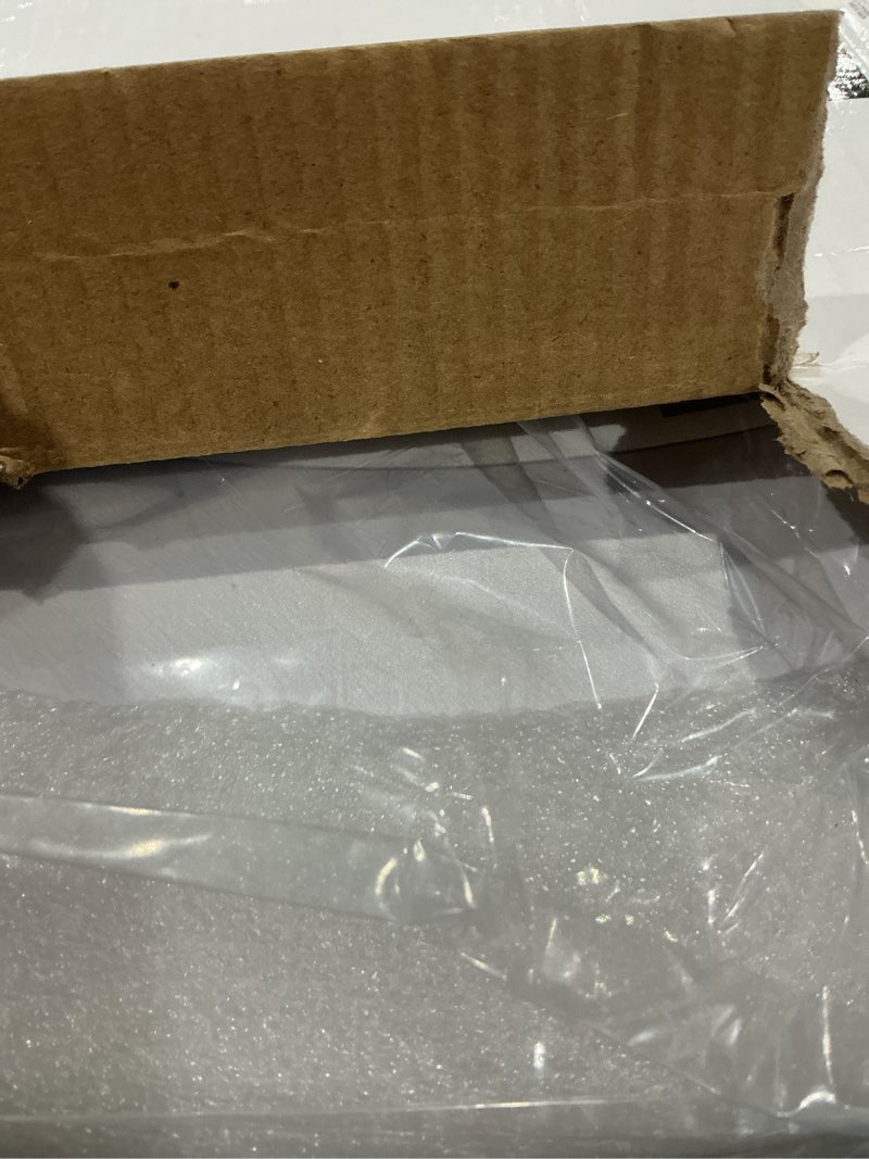 Condition photo showing As Is for 1pack 24 Inch Remote Control Dimmable Large LED Flush Mount Ceiling Light, 50w Ceiling Lights,2700k-6000k Selectable 4980lm,Super Slim Light Fixture for Bedroom Kitchen Office(White) Remote Control-24IN-1PACK White