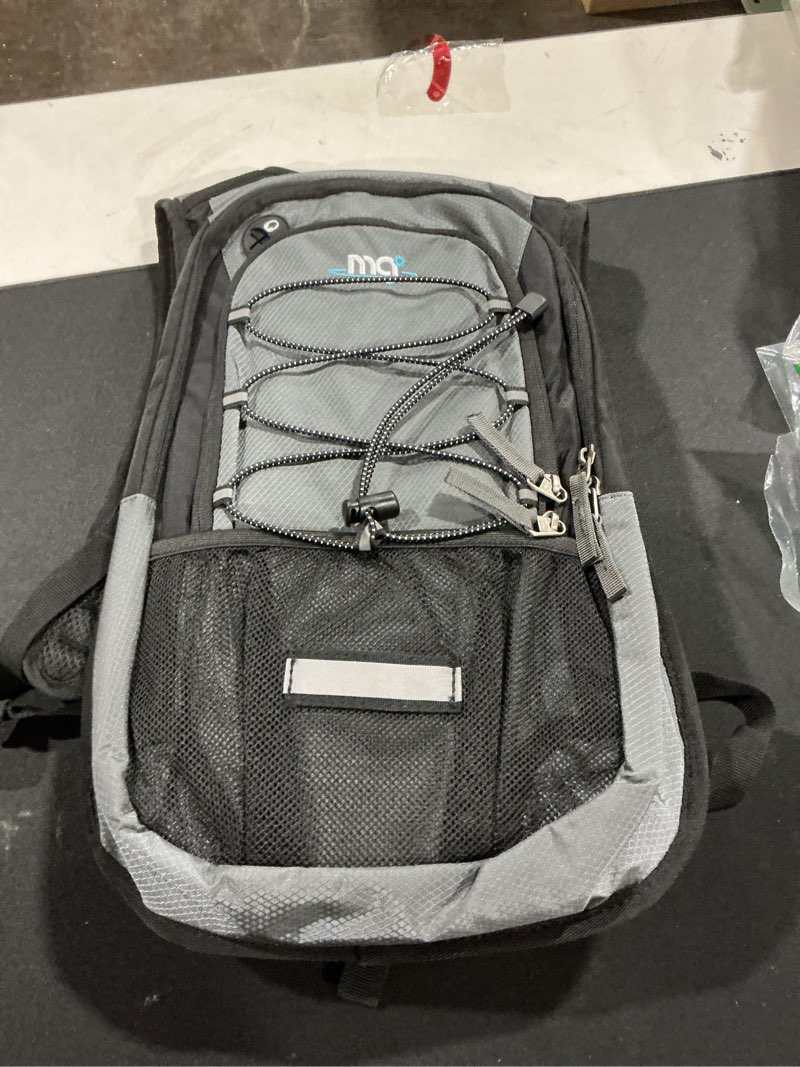 Condition photo showing Good Condition for Blue Quartz Hydration Backpack with 2L Water Bladder, Hiking Water Backpack for Women Men, Lightweight Cycling Daypack with Phone Pocket & Helmet Net Bag, Hydration Pack for Biking, Running, Skiing Black Medium