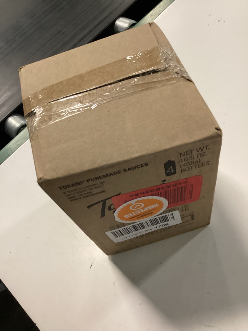 Condition photo showing New/Like New for torani puremade sauce, pumpkin pie, 16.5 ounces (pack of 4) pumpkin pie 16.5 fl oz (pack of 4)