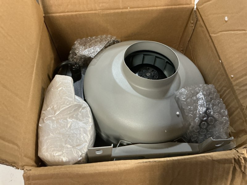 Condition photo showing Good Condition for m-4dbt automatic dryer duct booster exhaust fan for clothes dryers – quiet, stable, durable, saves drying time, compatible with all dryers (m-4dbt)