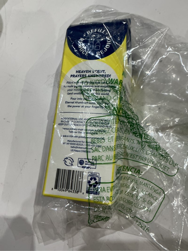 Condition photo showing Good Condition for cleancult liquid hand soap refill - lemon verbena - moisturizes dry & sensitive skin - made with aloe vera & essential oils - eco friendly - paper-based packaging - 32 oz/1 pack lemon verbena 32 fl oz (pack of 1)