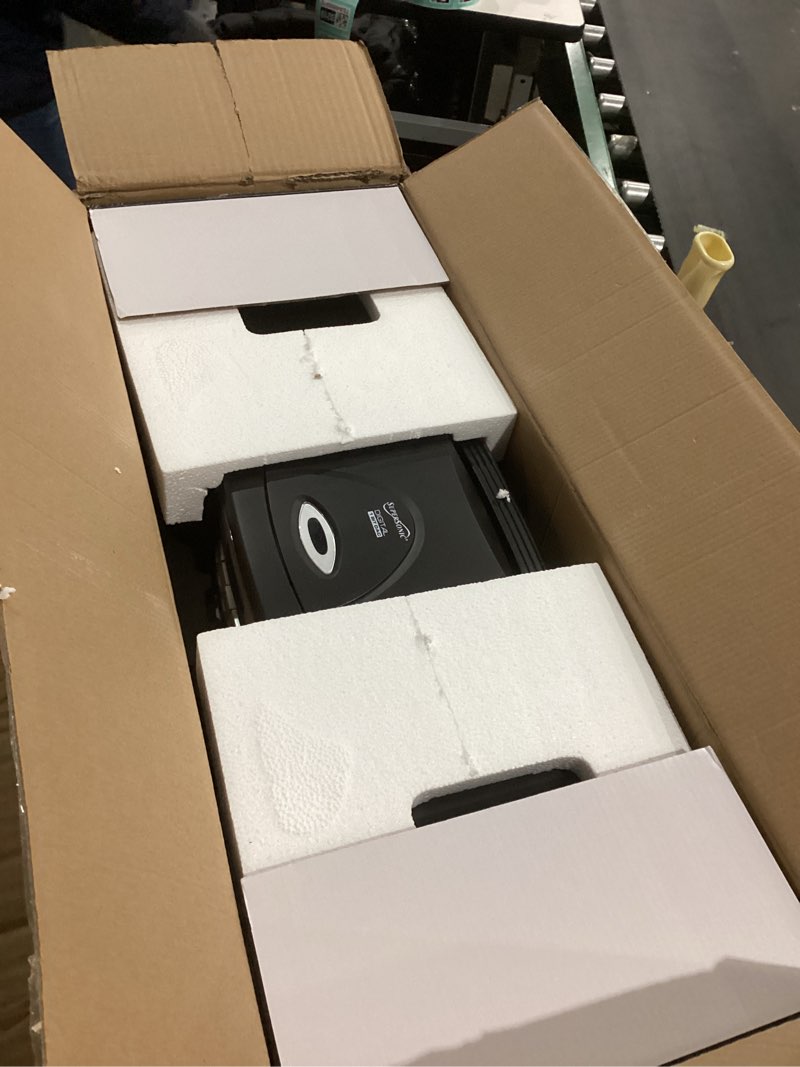 Condition photo showing As Is for Supersonic Black Edition Vintage Bluetooth Stereo System Home Music Audio System,CD/MP3 Player,AM/FM Radio,Dual Cassette Player/Rec USB inputs,Detachable Speakers,AC/DC,(Remote Included)Matte Black