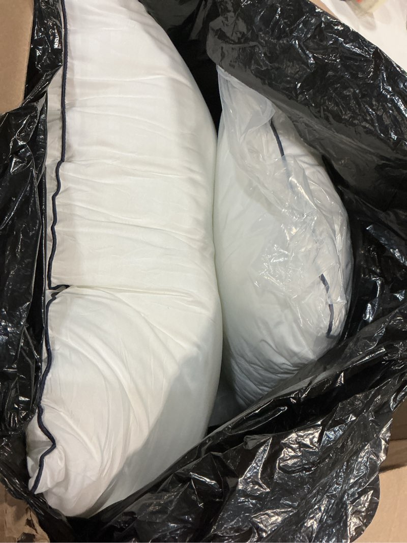 Condition photo showing Good Condition for GOHOME Pillows Standard Size Set of 4 - Bed Pillows for Sleeping 4 Pack, Cooling Supportive Hotel Pillows with Premium Soft Down Alternative Fill for Side Stomach and Back Sleepers White Standard (Pack of 4)