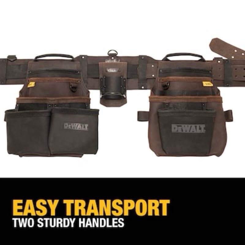  dewalt framer leather tool belt
