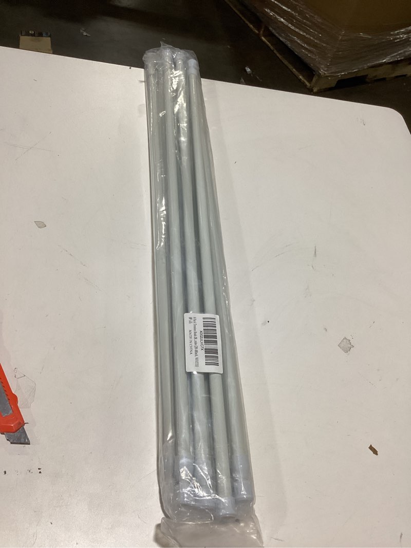 Condition photo showing Good Condition for Tension Rods 28 to 48 Inches 8 Pack,Tension Curtain Rod,Spring Tension Rods,Adjustable Extension Spring Rods Closet Rod for Windows,Kitchen, Bathroom,Cupboard,Wardrobe