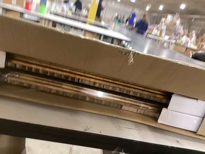 Condition photo showing Good Condition for 16x20 Gold Picture Frame, 2 Pack Ornate Vintage Picture Frames for Wall or Tabletop Display, 16x20 Photo Frame Gold with Plexialass, Display Poster 11x14 with Mat or 16x 20 without Mat for Antique Déco
