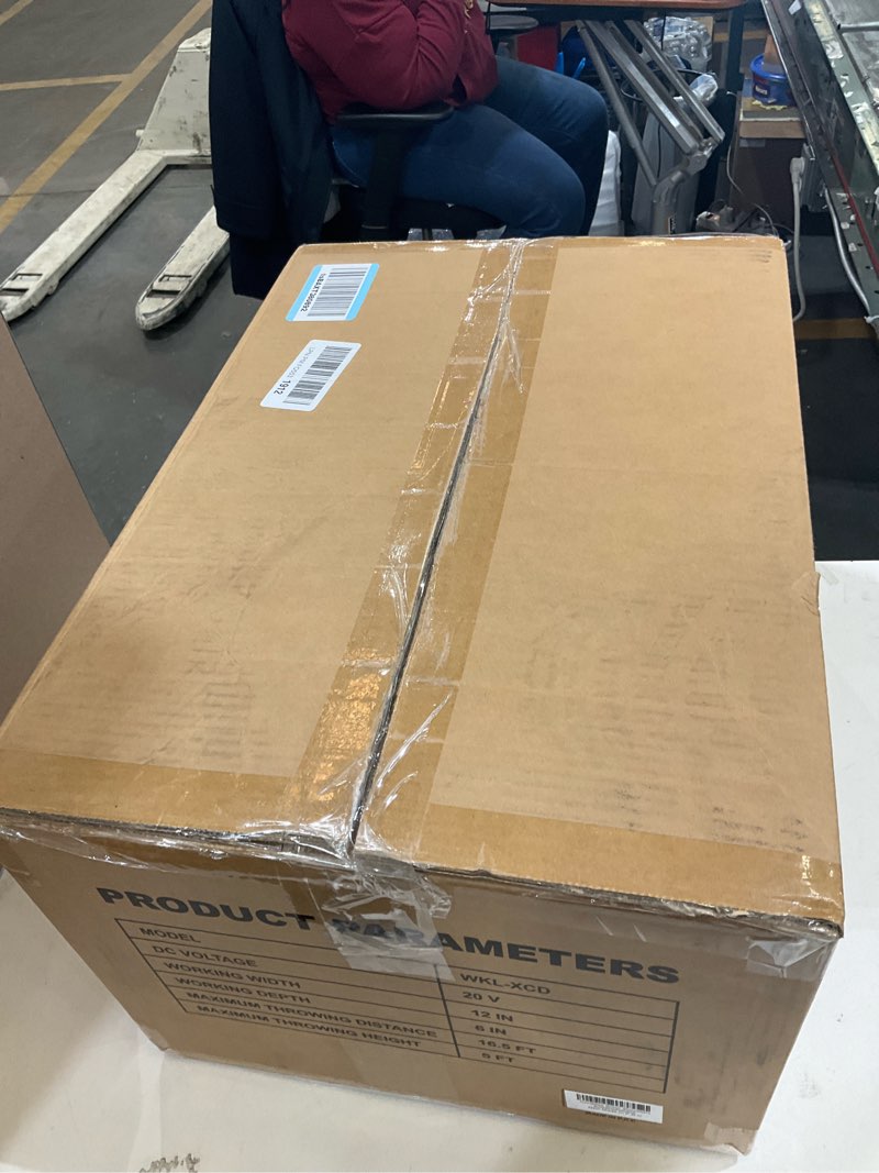 Condition photo showing As Is for 12" Cordless Snow Shovel (NO Battery) Compatible with Dewalt 20V Max Battery, Electric Snow Shovel with Directional Plate & Adjustable Front Handle, Cordless Snow Blower for Driveway/Patio/Sidewalk For Dewalt 20V Battery(Yellow)