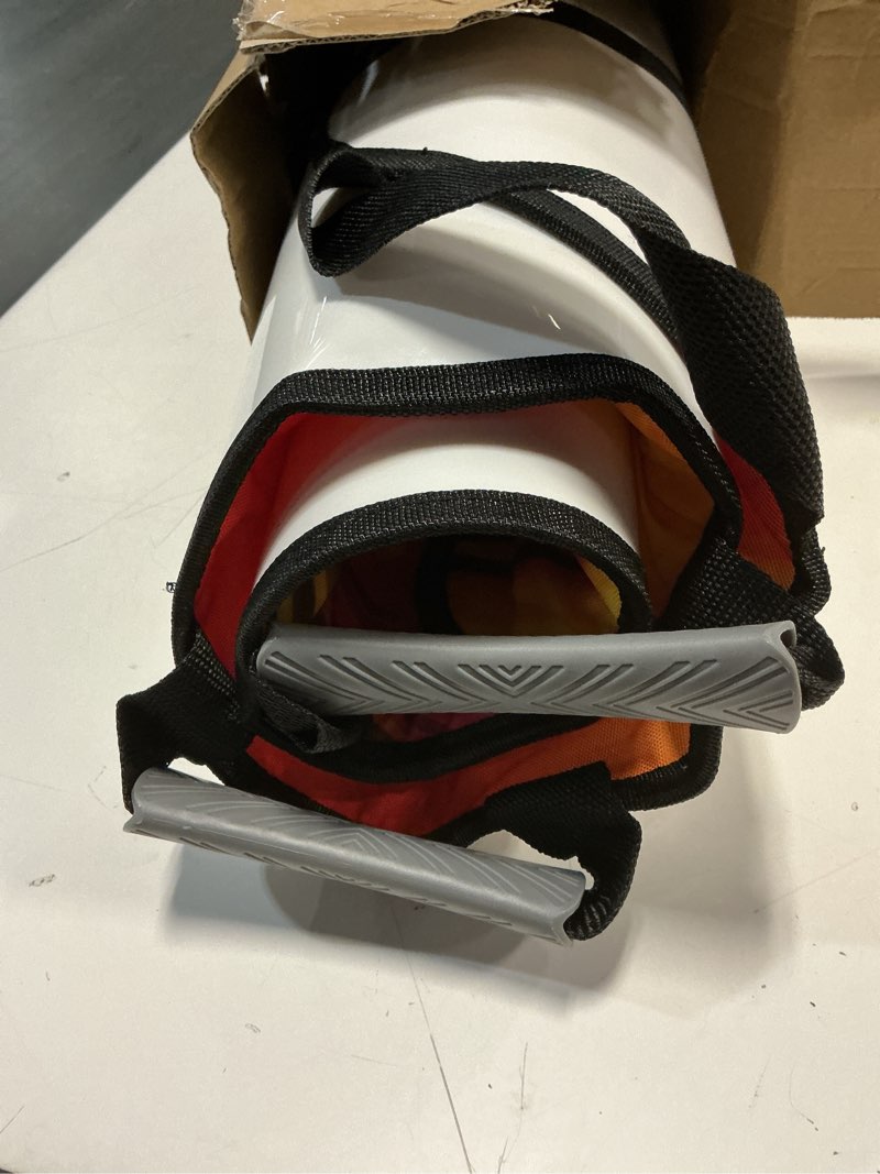 Condition photo showing As Is for WOOWAVE 45"×18" Foldable Snow Sled?Fits 2 Children or 1 Adult?Ultra Portable, Strong and Durable, Sturdy Fabric Stitching, Handles with Steering?Kid's Winter Fun Yellow-45" Foldable Extra Cushion