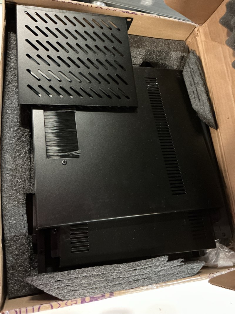 Condition photo showing Good Condition for Tecmojo 6U 10 inch Rack, Wall Mount Network Cabinet Set,12.3W x 13D x 11.8H- Load Capacity 110Lbs(50 kg),Black 10" Wall Housing Server Rack Set